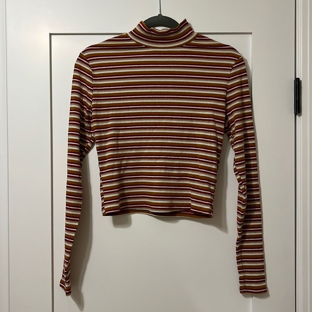 Cropped turtle neck